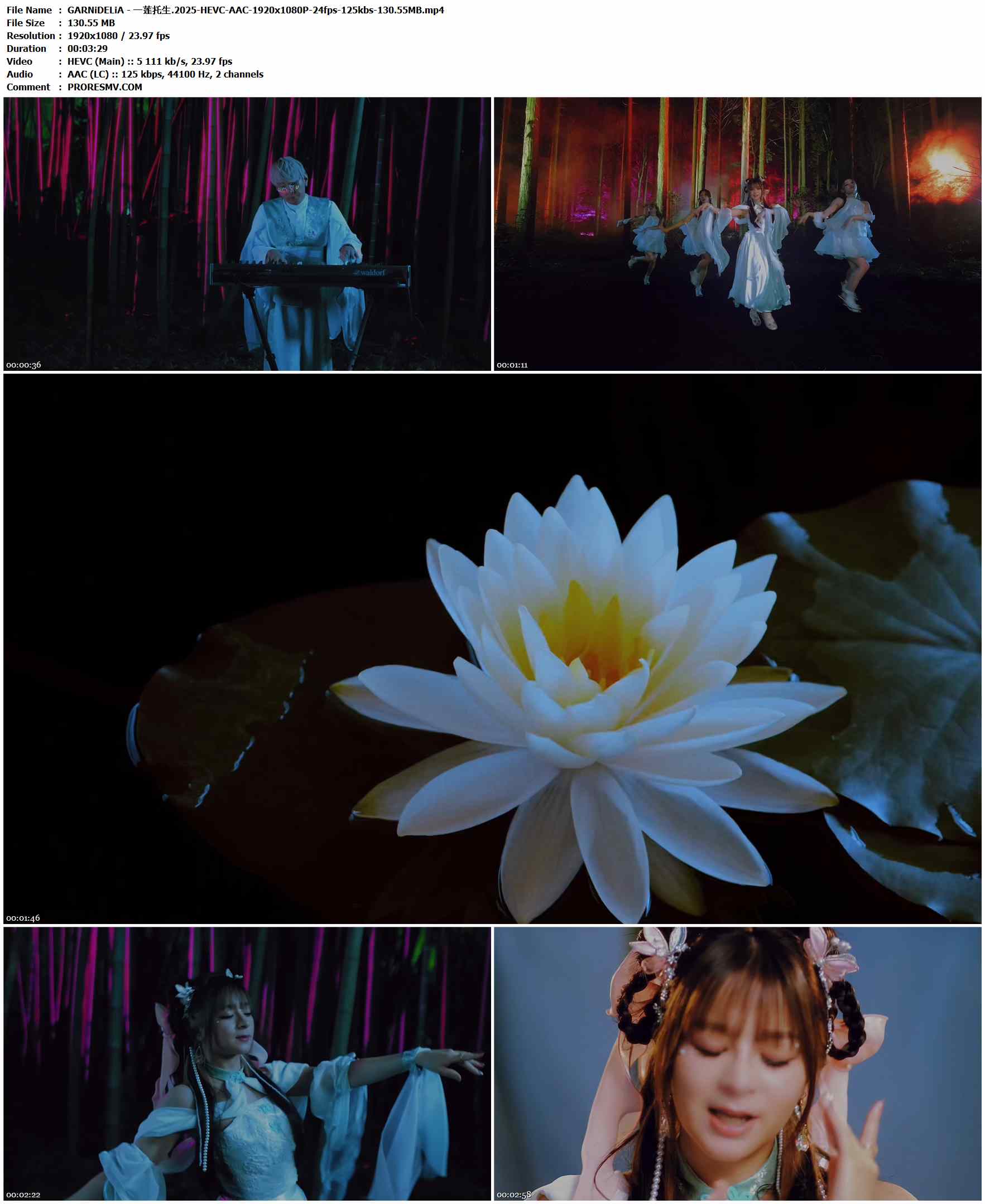 GARNiDELiA - 一莲托生.2025-HEVC-AAC-1920x1080P-24fps-125kbs-130.55MB官方MV_高清MV